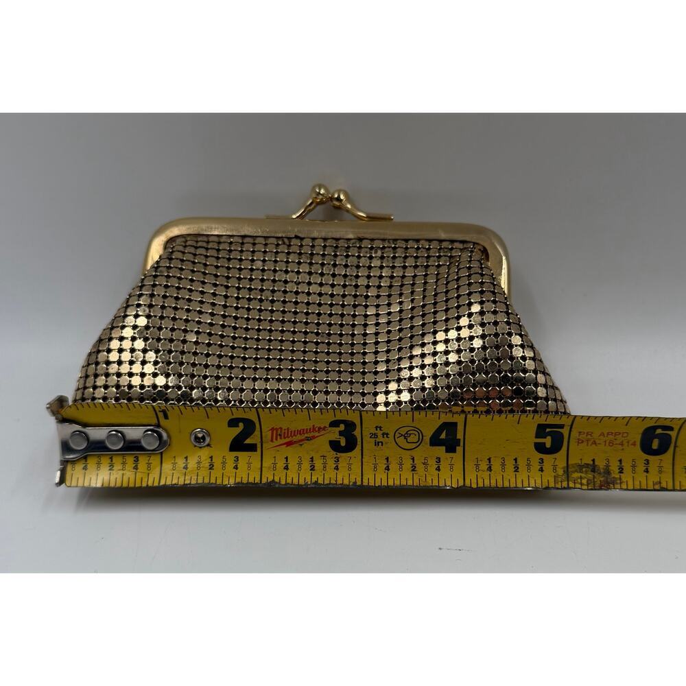 VINTAGE GOLD GLOMESH LADIES COIN PURSE - Picture 2 of 4